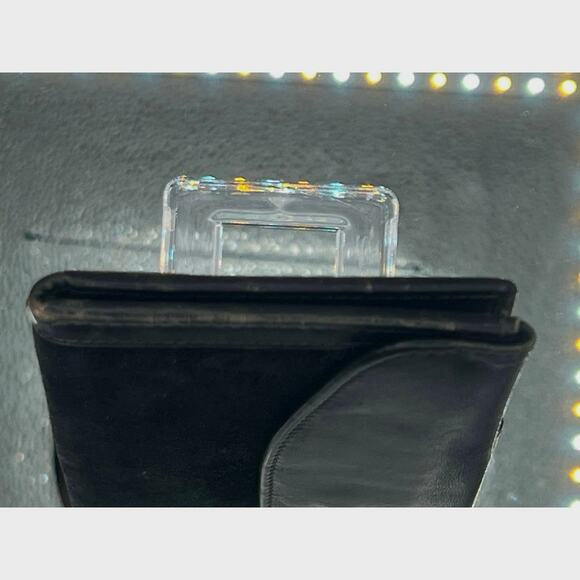 GUCCI Limited Edition Black Vintage Long Leather Card Holder Bi Fold Wallet - Picture 5 of 14